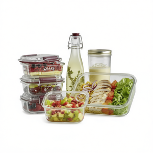 Kilner Food Storage <b>Container</b> Set Glass With Clip Lid For Meal Prep And <b>Snacks</b> - Product Image 2
