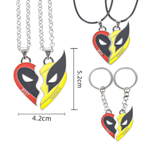 Collana con Ciondolo in Lega Personalizzata <span class=keywords><strong>Deadpool</strong></span> 3, Gioielli Trendy per Migliori Amici, Vendita all'Ingrosso Transfrontaliera - Product Image 3