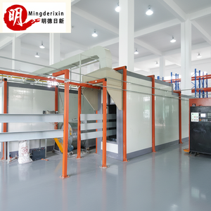 สายพ่นเคลือบผงอัตโนมัติ ระบบเคลือบผงแบบฟลูอิไดซ์เบดสำหรับรั้วตาข่าย คุณภาพเยี่ยม - Product Image 3