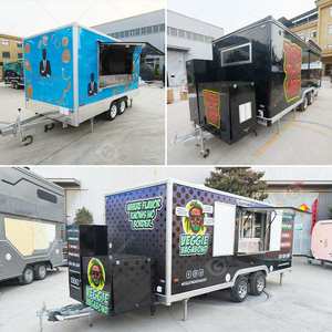 Remolque Móvil para Cafetería, Camión de Comida con Cocina Completa, Construcción de Fibra de Vidrio para Venta de Dulces y Papas Fritas - Product Image 2