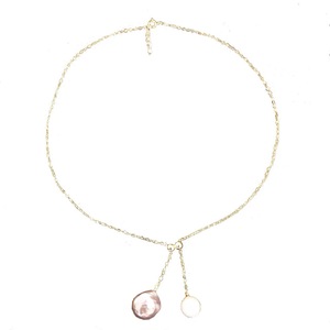 Collier à double pendentif en lavande de luxe romantique avec perles naturelles de forme irrégulière, chaîne de clavicule réglable - Product Image 5