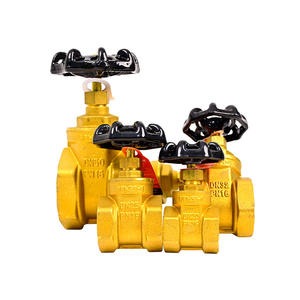 Vannes à boisseau en laiton épaissies de qualité supérieure pour l'extinction d'incendie, à commande manuelle filetée, pour conduites d'eau – Stock fabricant - Product Image 1