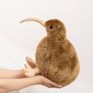 Peluche Mascotte Nouvelle-Zélande, <span class=keywords><strong>petit</strong></span> oiseau kiwi à <span class=keywords><strong>bec</strong></span> long, en peluche douce avec rembourrage en coton PP, cadeau d'anniversaire - Product Image 6