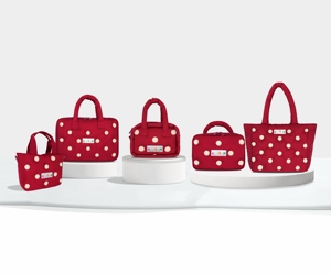 Sac fourre-tout matelassé en nylon souple grande capacité pour femme, idéal pour les trajets quotidiens, motif pois rouges duveteux, vente en gros - Product Image 4