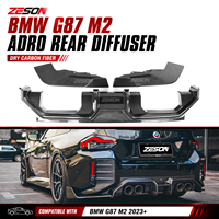 Diffuseur arrière ZESON en fibre de carbone sèche style AD 3 pièces pour BMW M2 G87 Coupé 2023+
