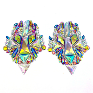 Applique thermocollante en gel avec motif <span class=keywords><strong>de</strong></span> strass pour <span class=keywords><strong>les</strong></span> costumes <span class=keywords><strong>de</strong></span> carnaval <span class=keywords><strong>de</strong></span> Saint-Martin, <span class=keywords><strong>les</strong></span> coiffures et la fabrication <span class=keywords><strong>de</strong></span> <span class=keywords><strong>chapeaux</strong></span> - Product Image 4