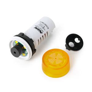 ไฟกระพริบ LED 22มม. สีเหลืองเตือน ac/dc สำหรับแผงควบคุมไฟฟ้า - Product Image 5