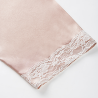Bata de seda tejida con cuello en V para mujer, ropa de lujo para Hotel, boda, para adultos