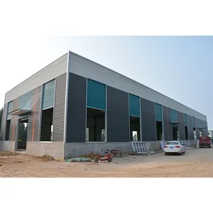 Medium and small size autocad steel frame prefab warehouse business plan