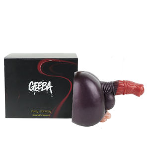 Fantasie Siliconen Dual Use Penis Stroker Met Paard Dildo Koppels Anale Seks Wederzijds Plezier Dubbele Gaten Masturbators Volwassen Seksspeeltjes - Product Image 6