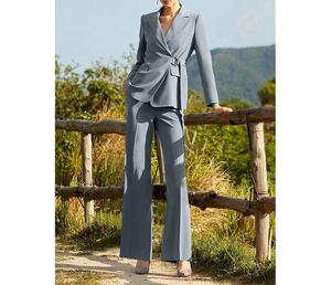 Manteaux et vestes pour <span class=keywords><strong>femmes</strong></span> Blazer de Mujer Ropa de Oficina para Mujeres <span class=keywords><strong>Distribution</strong></span> sur le marché mondial - Product Image 6