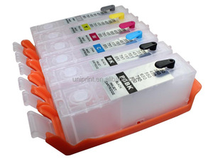 Cartucho de tinta recargable PGI150 CLI151 de 6 colores para impresora Canon <span class=keywords><strong>PIXMA</strong></span> MG6310 MG7110 MG7510 IP8710 PGI-<span class=keywords><strong>150</strong></span> con chip ARC - Product Image 2