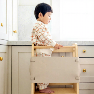 Tour d'Aide Bébé Tout-Petit en Cuir PU YY Factory avec Garde de Sécurité, Ciel de <span class=keywords><strong>Lit</strong></span> et Moustiquaire - Product Image 3