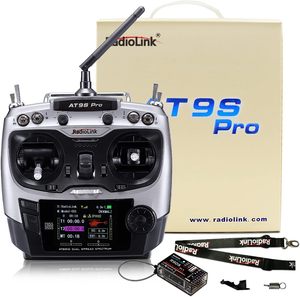 RadioLink AT9S Pro <span class=keywords><strong>10C</strong></span>/12 Canales, Radio de Plástico con Acelerador Izquierdo, Transmisor y Receptor R9DS <span class=keywords><strong>Gris</strong></span>, Controlador de 2.4GHz, Ardupilot - Product Image 5
