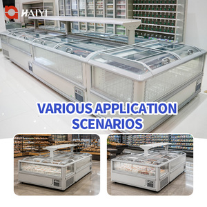 Congelador Comercial Combinado Tipo Isla con Ventana de Gran Visibilidad para Exhibición de Alimentos Congelados en Supermercados - Product Image 2