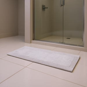 Alfombra de Baño 100% Algodón, con Mechones, 3000GSM, Reversible, con Base de Goma, Rectangular, para Uso Doméstico - Product Image 2