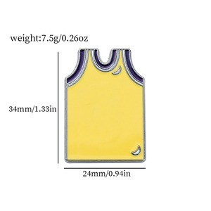 Spilla in Metallo Commemorativa a Forma di Maglia con Distintivo Stella del Calcio Mondiale - Product Image 5