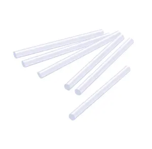 Bâton de colle thermofusible Transparent, 100 pièces, fournitures transparentes, fabricant, disponible en d'autres couleurs