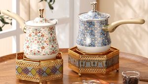 אלגנטי באיכות גבוהה נירוסטה סיר קפה טורקי עמיד חום עמיד בחום לבית קפה מסעדה בית מלון - Product Image 4