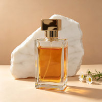 Botol Semprot Minyak Kaca Grosir Bentuk Persegi Panjang 30ml 50ml Botol Parfum Berkualitas Tinggi dengan Logo Custom