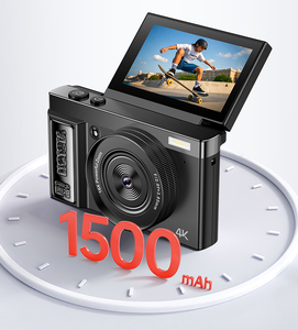 Fotocamera Digitale Compatta Retrò 4K con 64MP Schermo Orientabile da 3" a 180° Zoom Digitale 16X Scheda Micro SD da 64GB per Video <span class=keywords><strong>YouTube</strong></span> - Product Image 6