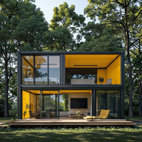 Maison conteneur de style méditerranéen de 20 pieds