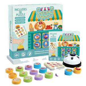 Bán buôn trẻ em bằng gỗ điên cửa hàng Hội Đồng Quản Trị trò chơi món tráng miệng phù hợp với giáo dục sớm Bộ nhớ và tập trung phát triển trẻ em Đồ chơi - Product Image 1