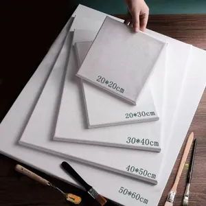 4K 8K 280Gms Blank Paint Canvas Frame Stretched Canvas 100% Cotton Blank Stretched Canvas Inkjet Cotton Wrapped Canvases