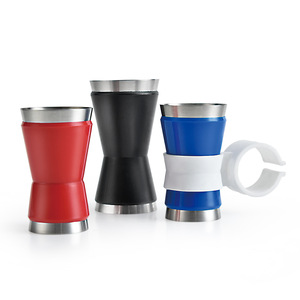 Ensemble de bar DF en acier inoxydable avec doseur gradué et mélangeurs à cocktail à double tête, capacités 15/30ml-30/60ml - Product Image 4