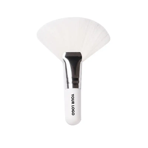 Brochas <span class=keywords><strong>de</strong></span> Maquillaje Personalizadas Blancas Súper Suaves para <span class=keywords><strong>Limpieza</strong></span> Facial, Mini Brochas <span class=keywords><strong>de</strong></span> Fibra Sintética Cortas, Gruesas y Esponjosas para el Rostro - Product Image 1