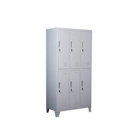 Armoire métallique colorée Henan Sunjoy avec base en acier et pieds pour dortoir et salle de sport