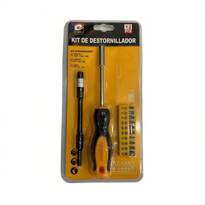 Kit Cacciaviti 12 Pezzi con Punte e Impugnatura per Uso Domestico - Product Image 3