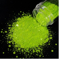 Paillettes épaisses vert macaron mat, résistantes aux solvants, en polyester, échantillon gratuit, flocons hexagonaux pour résine, gobelets et artisanat 2026
