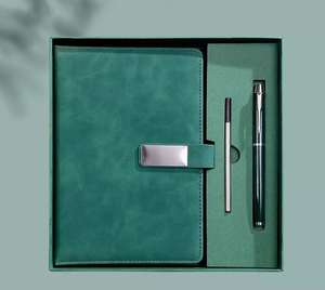IStapromo Gifts Wholesale Promotional Luxury Gifts Items A5 Leather Notebook Luxury Business Gift Sets Customizable <b>Note</b> <b>Book</b> - Product Image 1