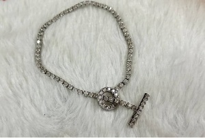 Brazalete de Piedra Natural de Alta Gama, Chapado en Oro de 18K, Brazalete Geométrico de Latón, Elegante Brazalete Abierto con Círculo Infinito para Mujer - Product Image 5