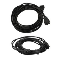 Cable de Extensión OBD2 de 16 Pines, 5m/10m, ELM327, Conector de Interfaz Adaptador de Herramienta de Diagnóstico
