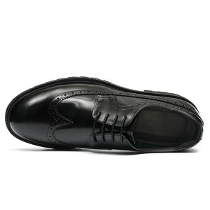 Nueva Tendencia en Zapatos de Vestir para Hombre, de Piel Genuina, Impermeables, con Punta Cerrada, Deportivos, Casuales, con Cordones, para Otoño e Invierno - Product Image 4