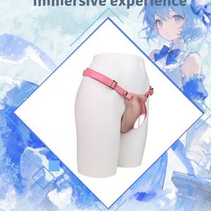 Strap on Harness Cock Vagina Pant Pads for Men Wearable Silicone Opening Design Vagina Transgender Pad for Men Cross Dresser - Product Image 1