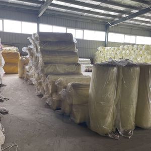 لفائف عزل من الصوف الزجاجي، بطانية من الألياف الزجاجية مقاومة للحرارة وعازلة للصوت، مواد للأسقف والجدران والقنوات التدفئة والتهوية وتكييف الهواء - Product Image 5