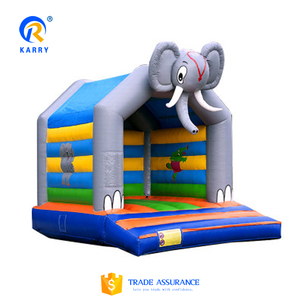 Castillo Hinchable con Tobogán para Negocios de Alquiler, Diseño de Elefante de Circo, para Eventos al Aire Libre, <span class=keywords><strong>Precio</strong></span> Mayorista - Product Image 6