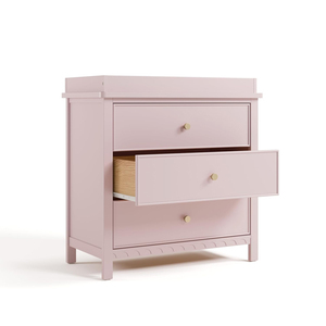 <span class=keywords><strong>Commode</strong></span> <span class=keywords><strong>à</strong></span> <span class=keywords><strong>langer</strong></span> moderne <span class=keywords><strong>rose</strong></span> pour bébé, 3 tiroirs - Product Image 5