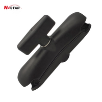 Support d'ordinateur à bras double avec douille de 15 cm, tige de connexion de 1,5 pouce, supports industriels, support de tablette agricole pour Ram