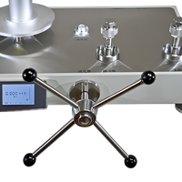 HSIN60Q Testeur de pression à poids mort pneumatique de table numérique, Calibrateur de pression à poids mort, Instrument de test 60 bars OEM