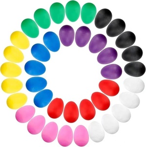 Maracas de Plástico Coloridas al por Mayor, Sonajero de Huevo para Fiestas, Bodas, Eventos Deportivos, Regalo de Cumpleaños - Product Image 1