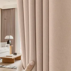 Tenda in Poliestere Rosa Pallido Insonorizzante di Alta Qualità, Oscurante, Spessa, Jacquard con Motivi Floreali <span class=keywords><strong>per</strong></span> Soggiorno e Camera da Letto di Ragazze Moderne - Product Image 3