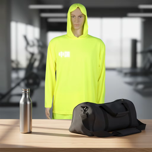 Мужская рабочая футболка из полиэстера с коротким рукавом, трехцветная, двухтонная, с высокой цветопередачей, влагоотводящая, свободного кроя - Product Image 3