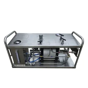 Bomba pneumática de teste de água de ultra alta pressão com saída de barra 2000-3000 para máquina de corte de água