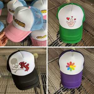 Gorra Trucker Unisex Personalizada con Logotipo, Malla Trasera, 5 Paneles, Espuma, Bordado Personalizado, Estilo Casual, Playa, Ciclismo, Moda, Diseño Liso - Product Image 2