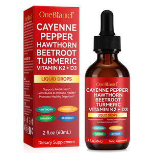 Private Label 60ml Organic <strong>Cayenne</strong> Pepper Hawthorn Beet Root Liquid Drops Supplements Immune Health Support Wild Herbal <strong>Extract</strong> - Product Image 1