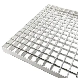 標準サイズの耐久性鋼合金格子亜鉛メッキプラットフォームデッキ鋼格子プレート鋼格子